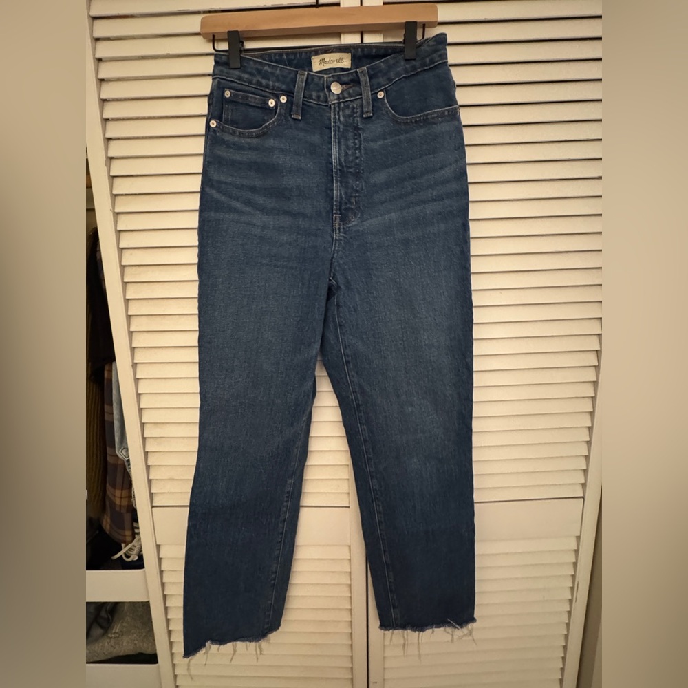 Madewell curvy perfect straight jeans